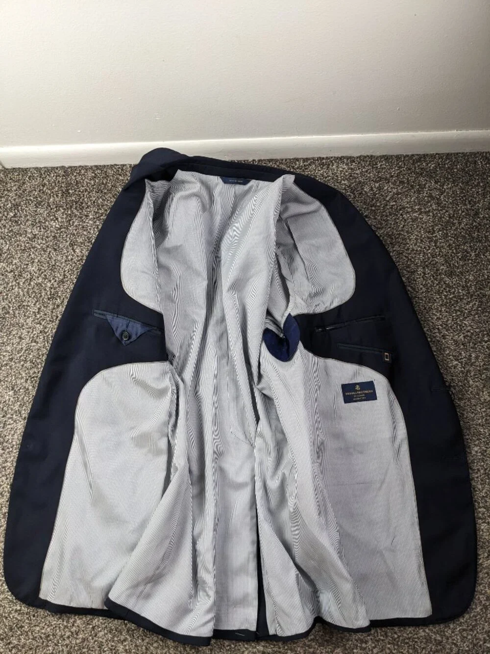 NWT Brooks Brothers Sport Coat Wool Explorer Navy Blue 44R Regent Fit $349